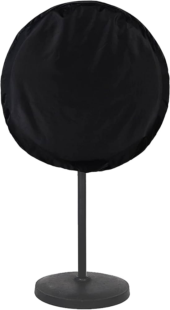 Dustproof Pedestal Fan Cover-Black