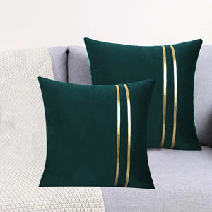 Velvet Decorative Sofa Cushion-Pack of 2