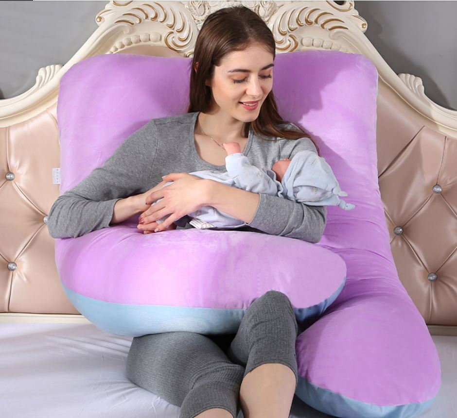Full Body Maternity Pregnancy Pillow, U-Shape