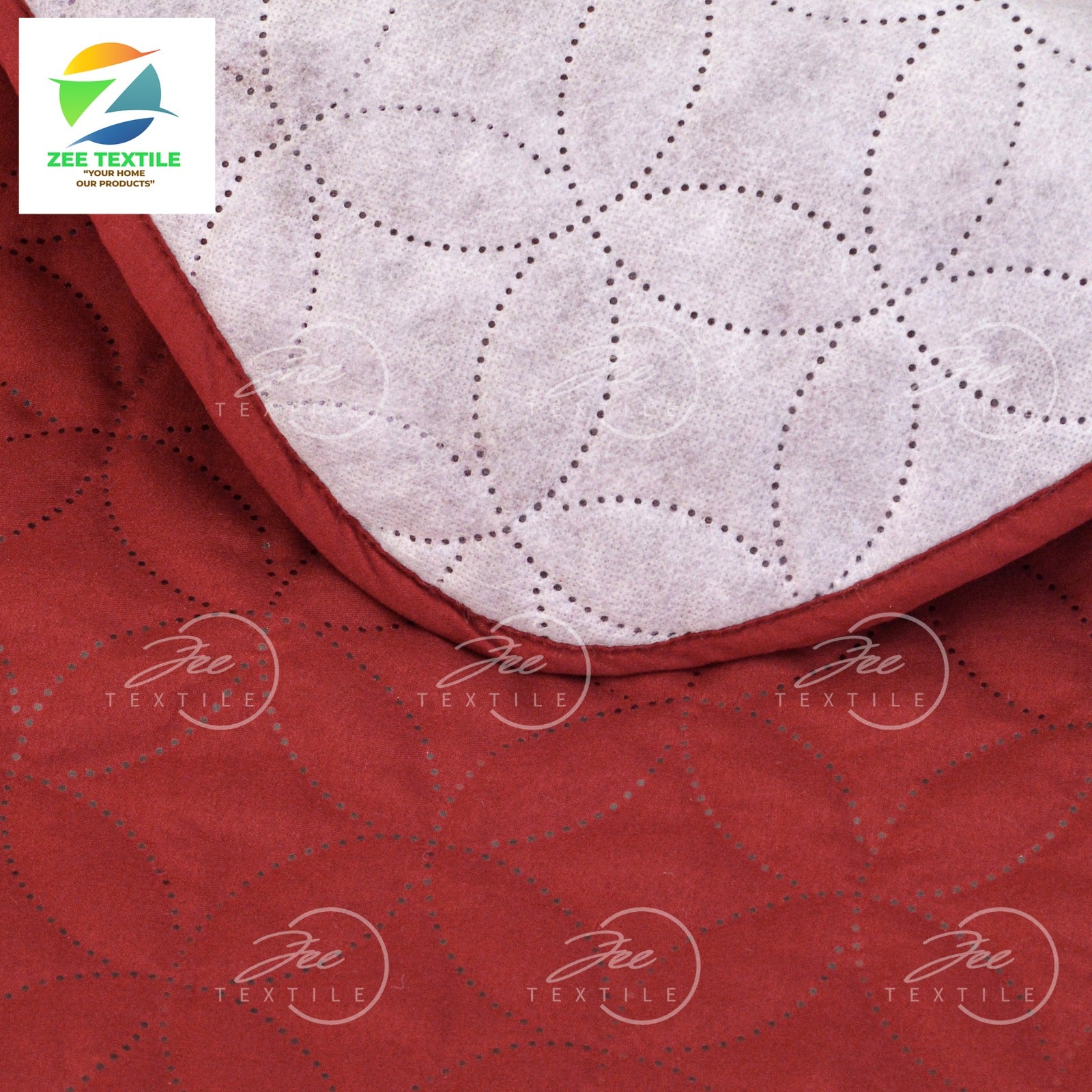 Ultrasonic Quilted Microwave Oven Cover-Red