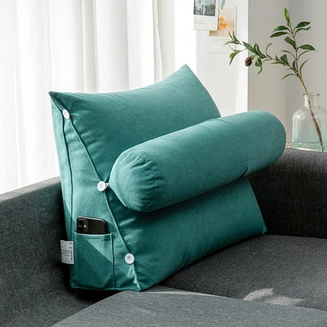 Adjustable Velvet Triangle Sofa Bed Cushion