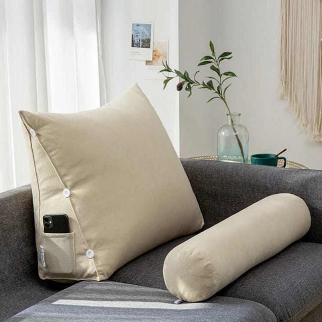 Adjustable Velvet Triangle Sofa Bed Cushion