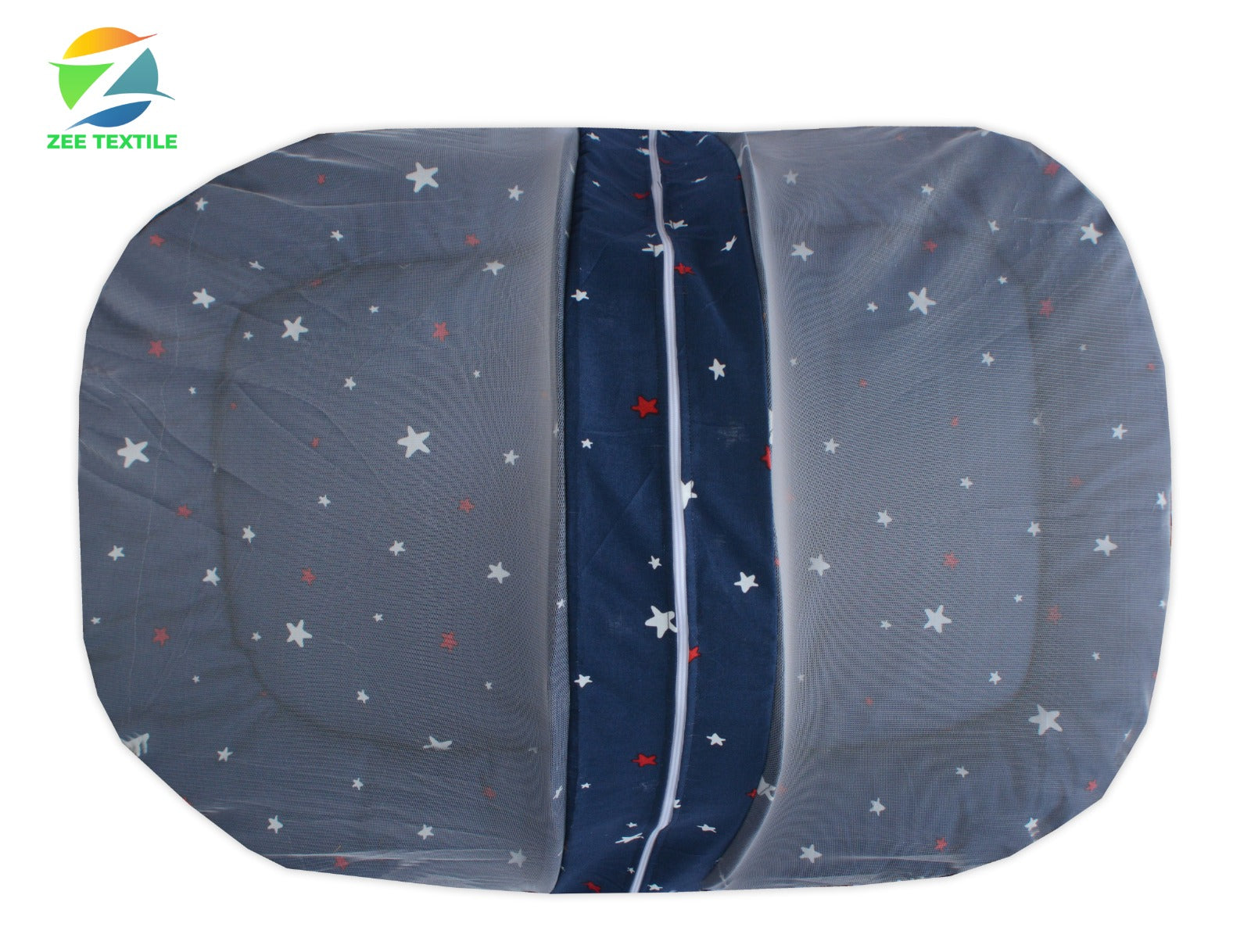 Baby Sleeping Mosquito Net set with 3 pillows-Dark Blue