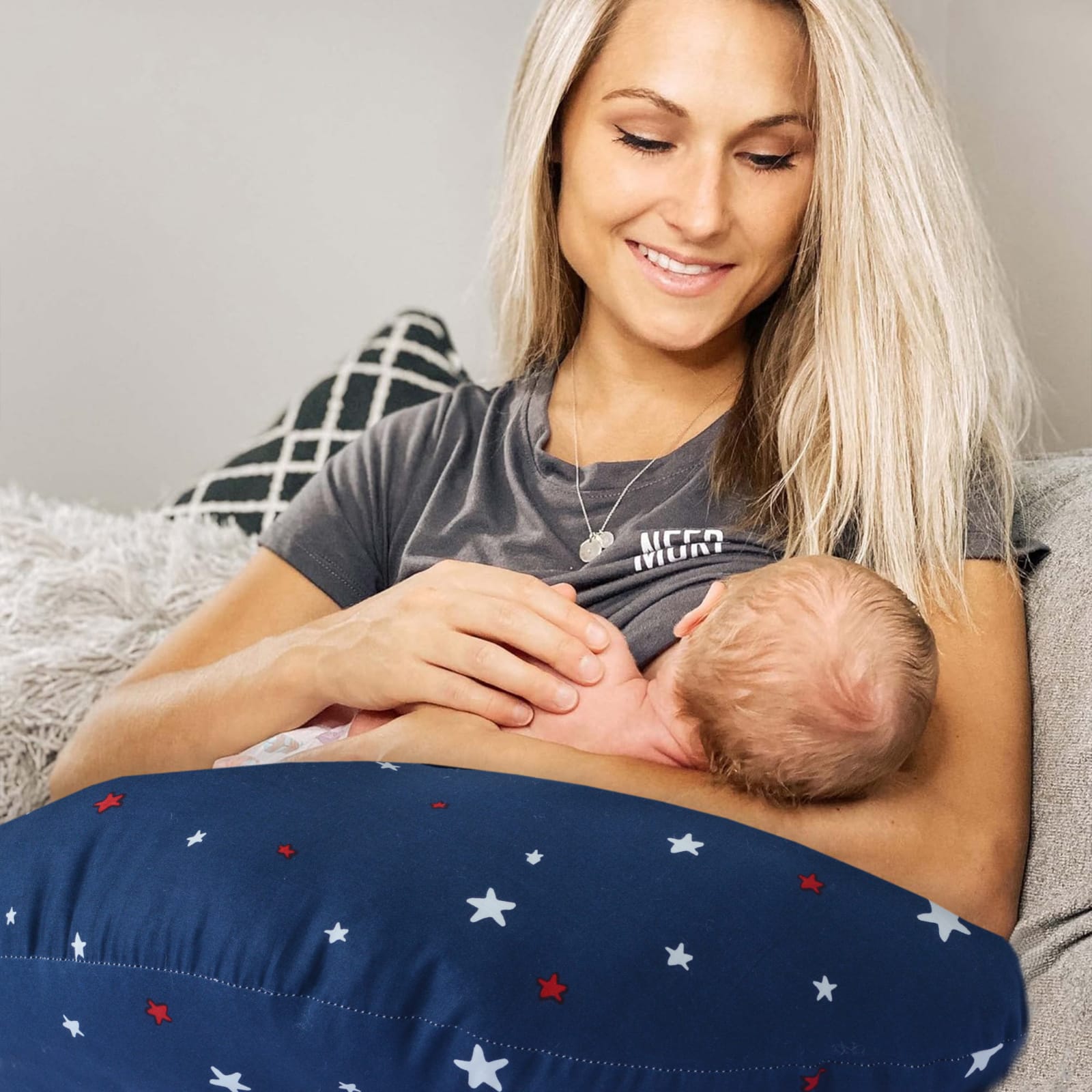 Little Star Baby Nursing Pillow/Brest Feeding Pillow-0059