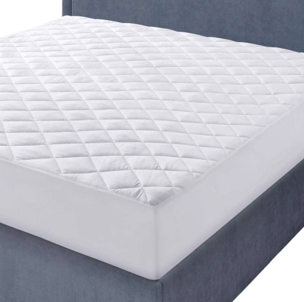Export Quality, Waterproof Quilted Mattress Cover- Fitted Cover-King Size-White
