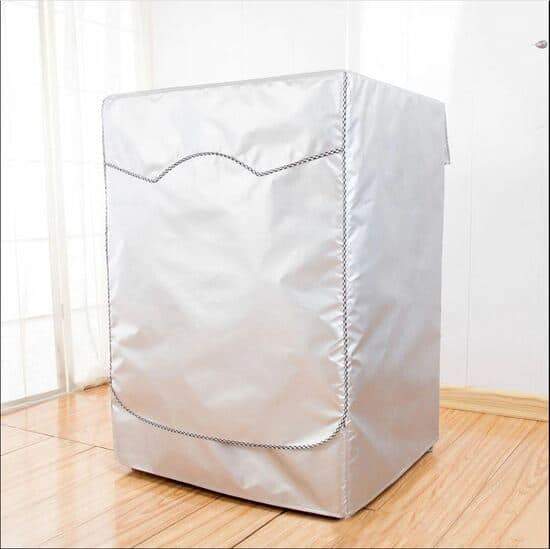 Waterproof Washing Machine Cover_ Front Loader-Silver
