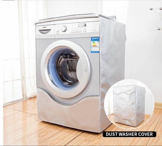 Waterproof Washing Machine Cover_ Front Loader-Silver